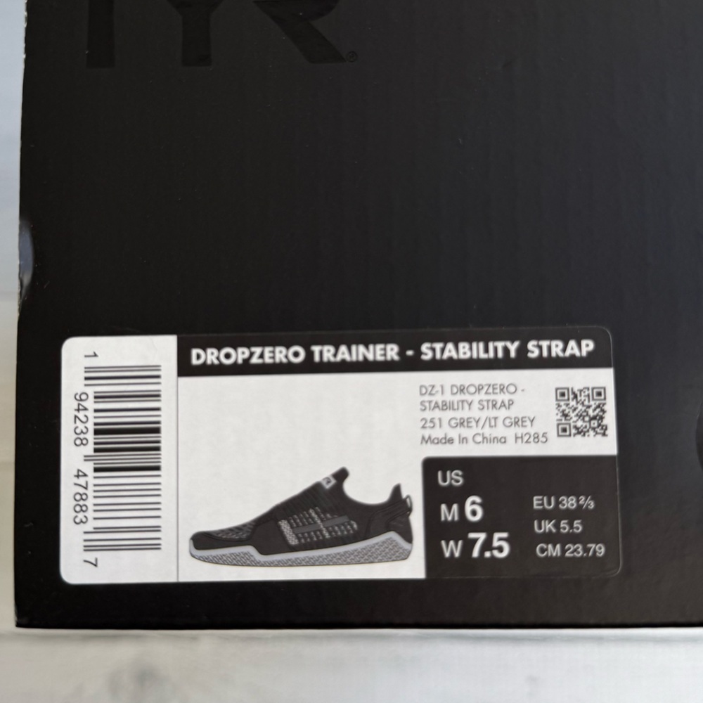 TYR DZ-1 DropZero Barefoot Trainer - Stability Strap Size Mens 6/Womens 7.5 - Picture 10 of 14